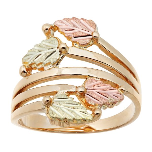 Four Leafed Women's BH Gold Wrap Around Ring