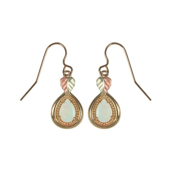 Antique Style Opal Drop Earrings
