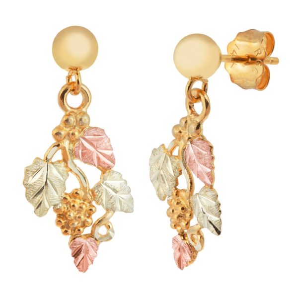Grapevine Dangle Post Earrings
