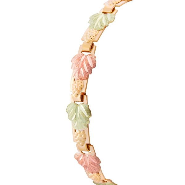 Leaves and Grapes Linking Bracelet
