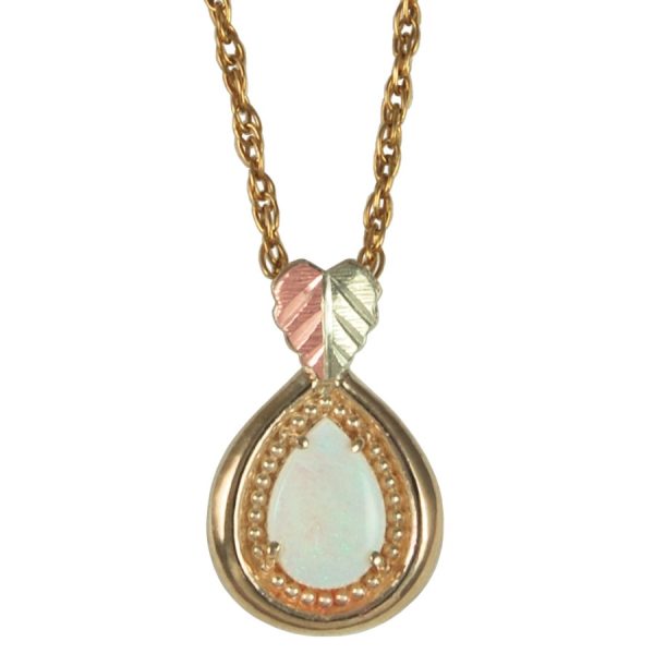 Antique Style Opal Drop Pendant
