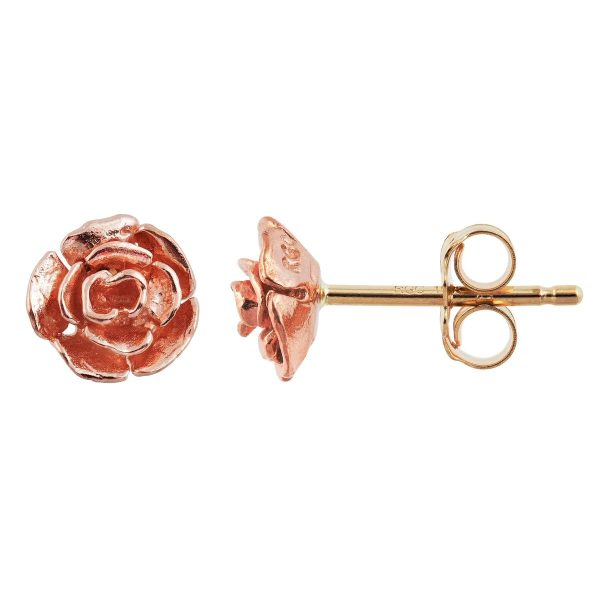 Dainty Rose Post Earrings