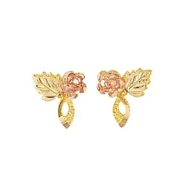 Dainty Filigree Rose Earrings