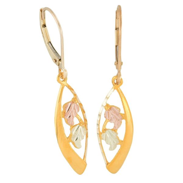 Leverback Marquise Earrings