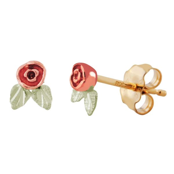 Dainty Rose Bud Post Earrings
