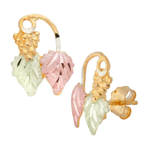 Leaf and Grapevine Earrings