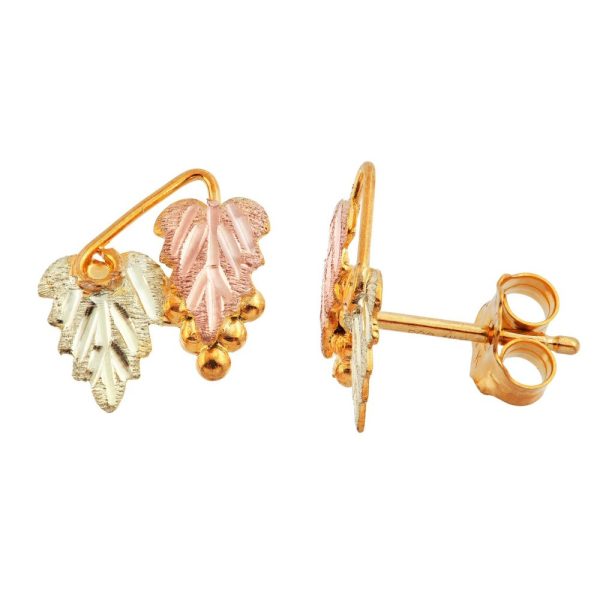 Dainty Leaves with Grapes Earrings