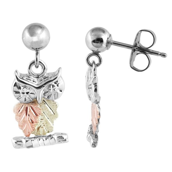 Owl Post Dangle Earrings