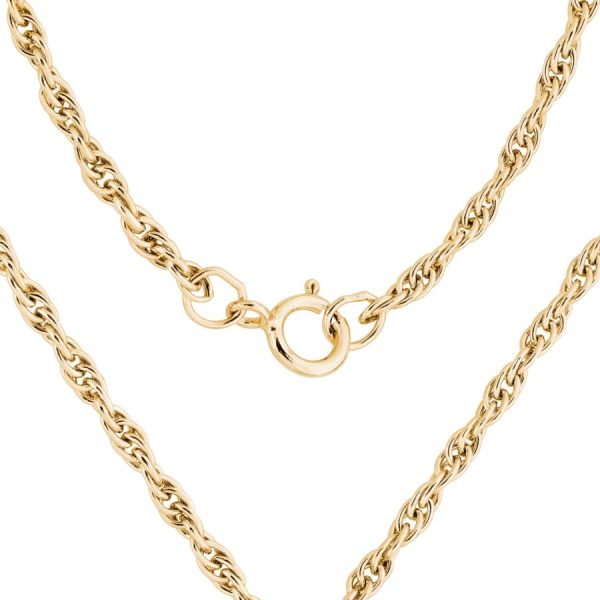 14kt Gold Heavy Filled Rope Chain