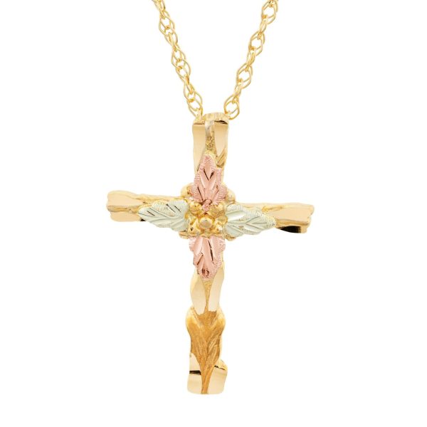 Etched Cross Pendant