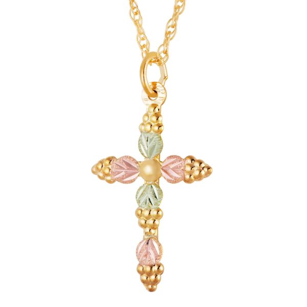 Grape Clusters Cross, Landstrom's · 10K Gold