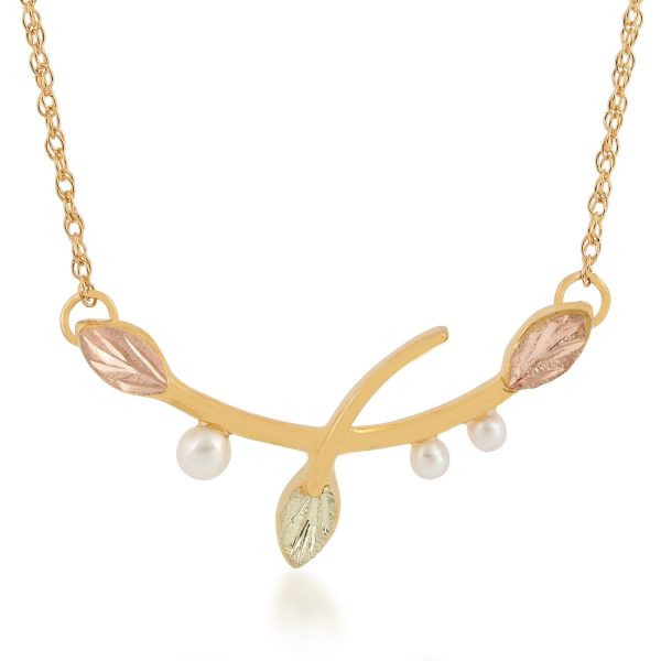 Vine and Freshwater Pearls Necklace