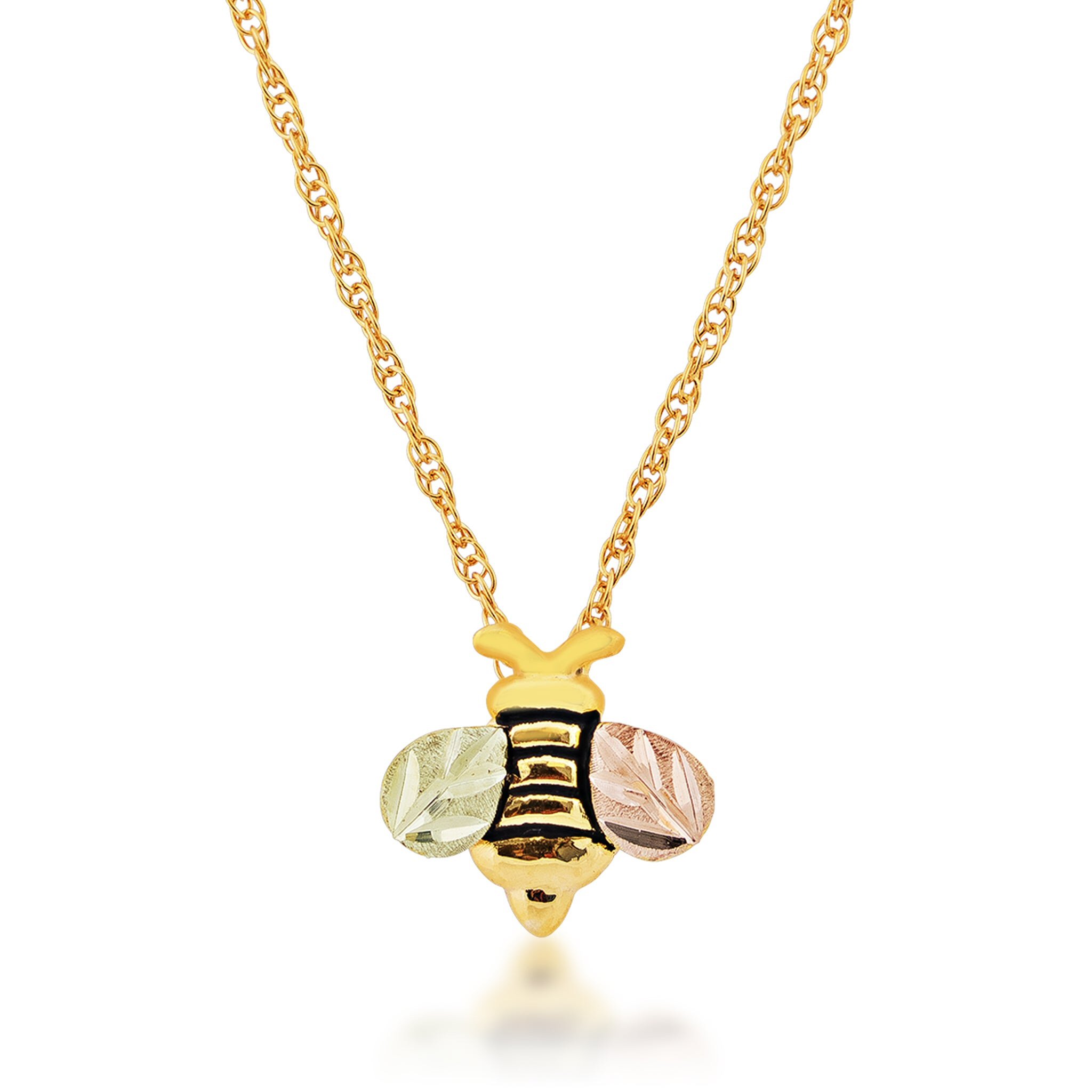 Landstrom’s Original Black Hills Gold Honeybee Pendant - G LPE3933