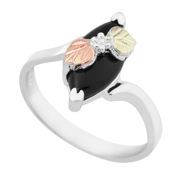 Marquise Black Onyx Ring