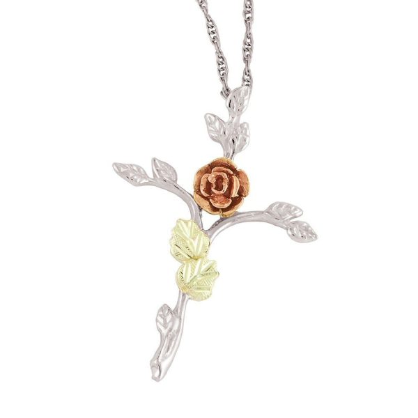 Rose Cross Pendant