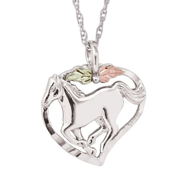 Horse in Heart, Mt. Rushmore · Gold on Silver