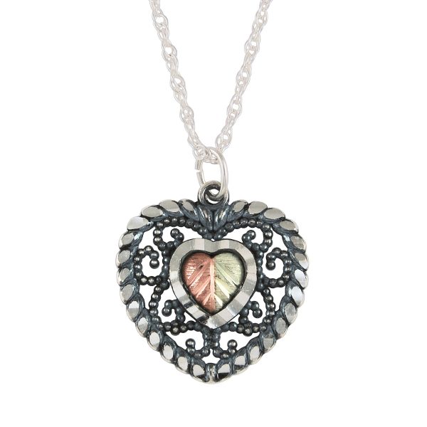 by TRJ Oxidized Heart Pendant