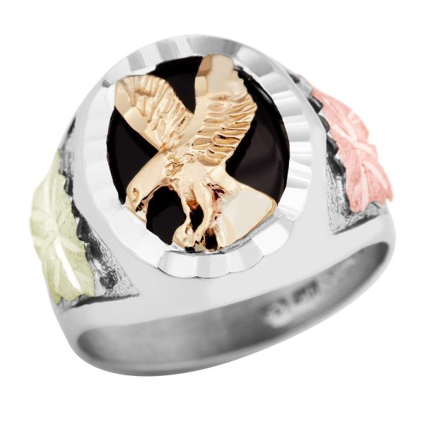 Eagle and Onyx Ring