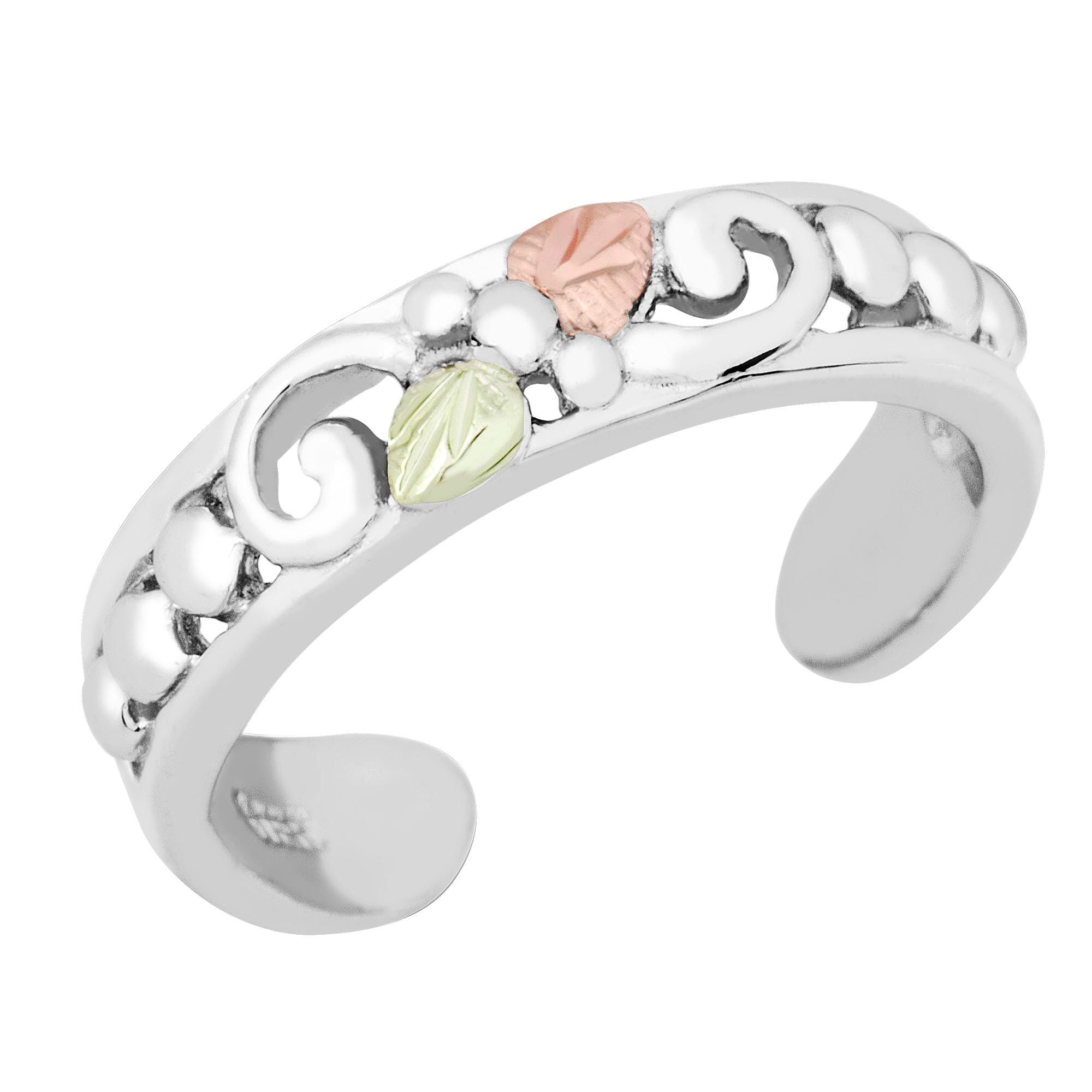 Landstrom’s Original Black Hills Gold on Silver Toe Ring - MRL02937