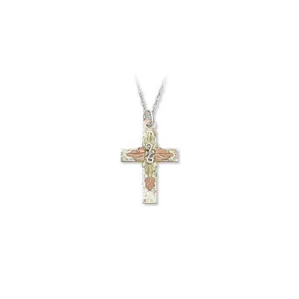 Etched Cross Pendant