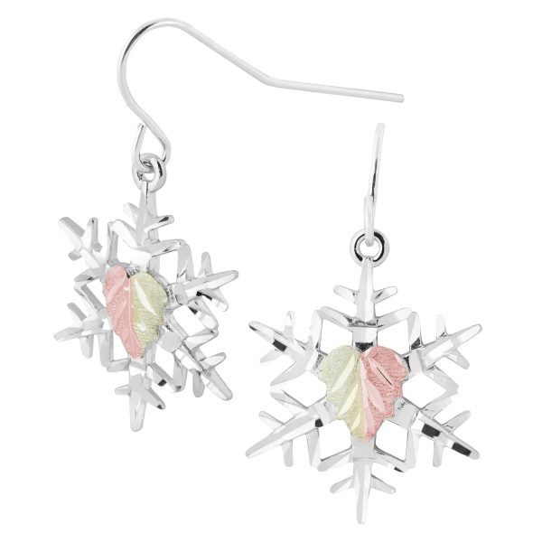 Snowflake Shepherd Hook Earrings