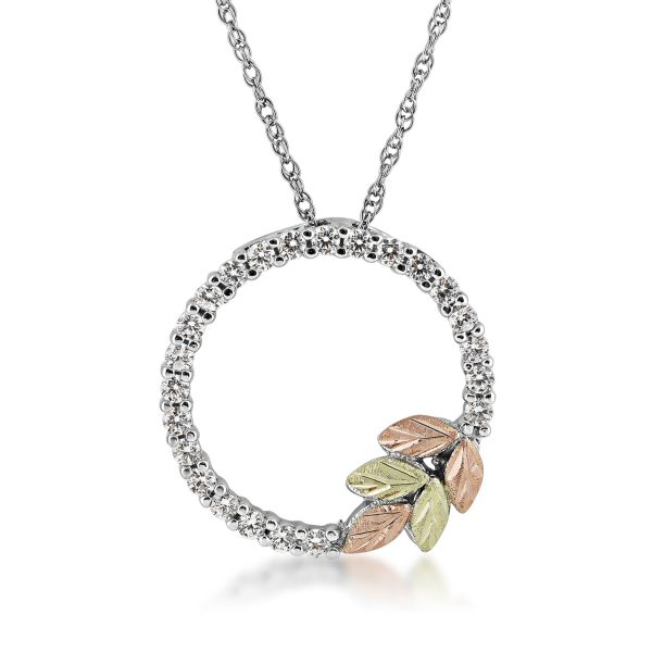 Cubic Zirconia Eternity Pendant