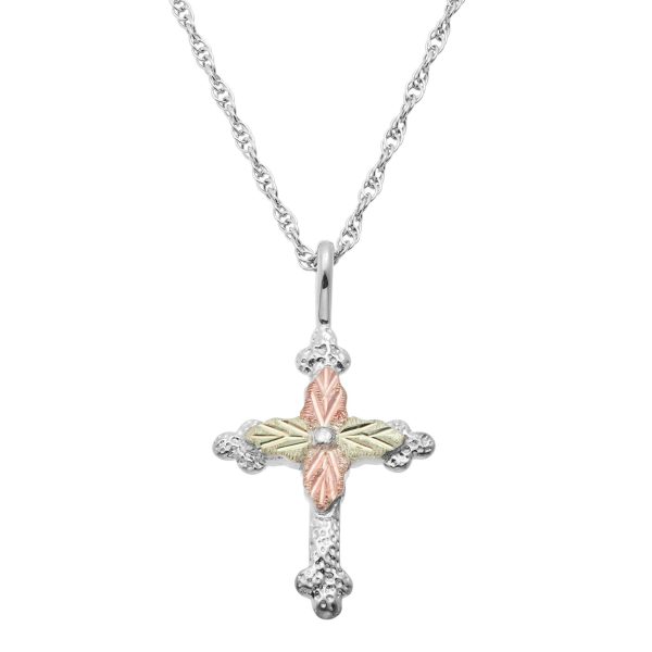 Etched Cross Pendant