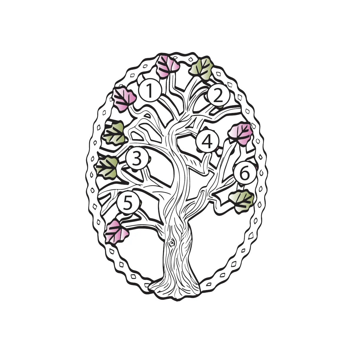 Black Hills Gold on Silver by TRJ Family Jewelry Generational Tree Pendant with 1-14, 2.5mm Genuine Birthstones - MRC3410-GN - Image 11