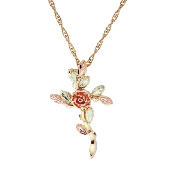 Rose Cross Pendant