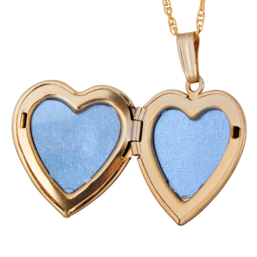 Landstrom’s Original Black Hills Gold "I Love You" Heart Locket Pendant - G L03606 - Image 2