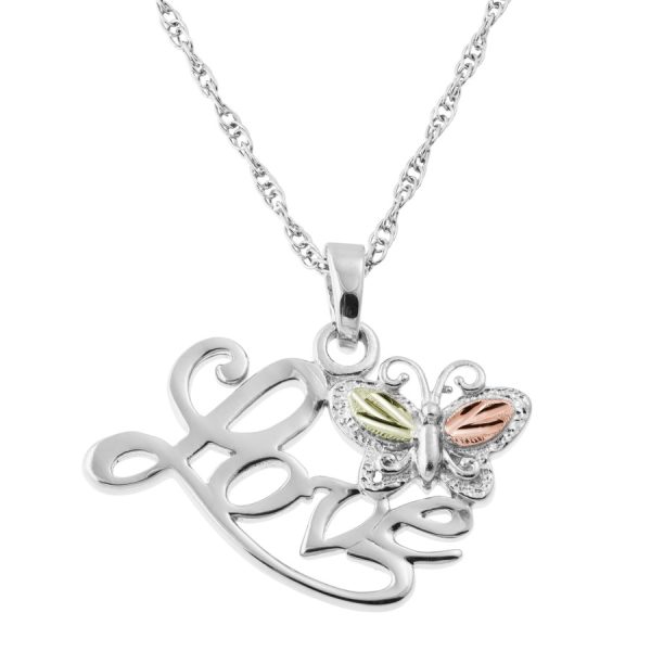Butterfly with "Love" Pendant