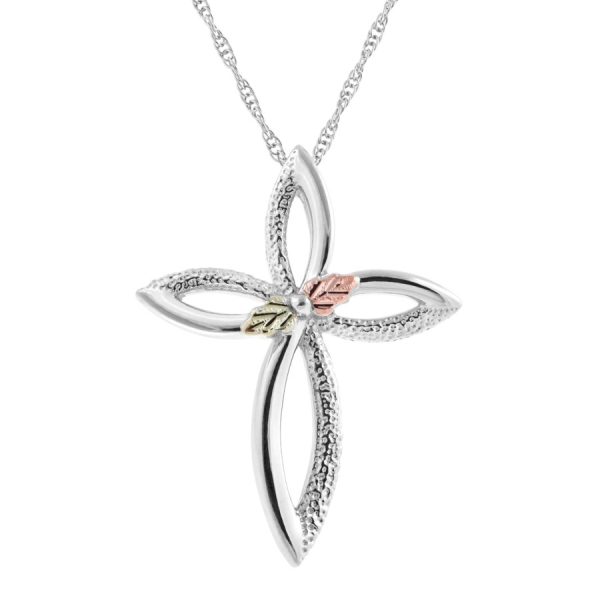 Etched Cross Pendant