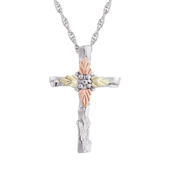Etched Cross Pendant