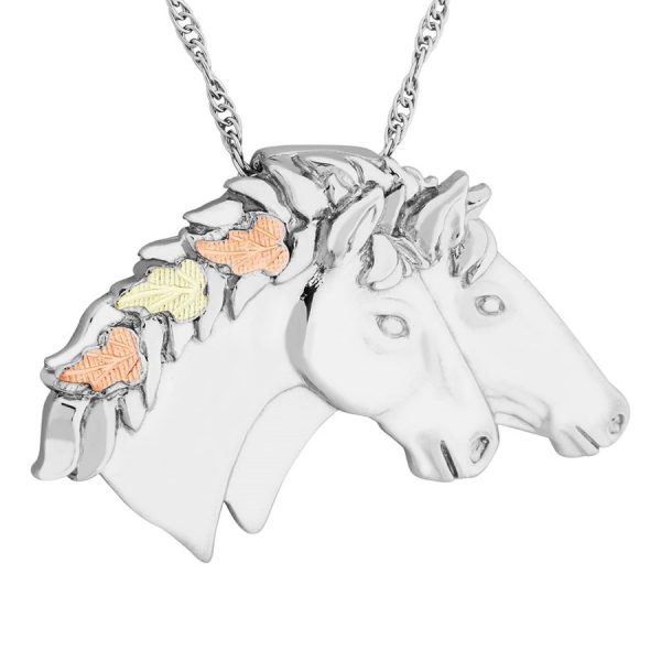 Horse Heads Pendant
