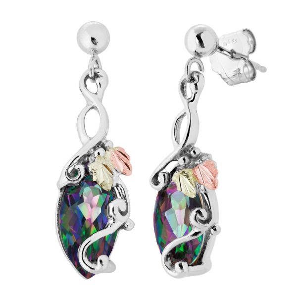 Mystic Fire Topaz Earrings