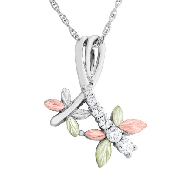 Cubic Zirconia Freeform Pendant