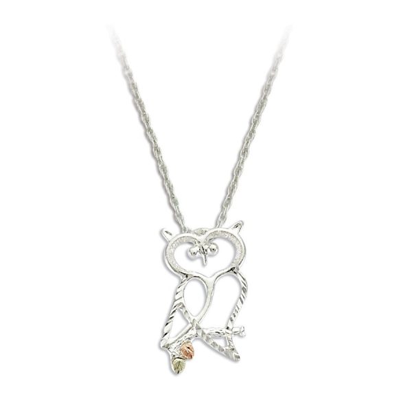 Outlined Owl Pendant