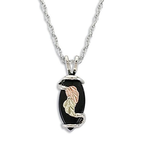 Marquise Black Onyx Pendant