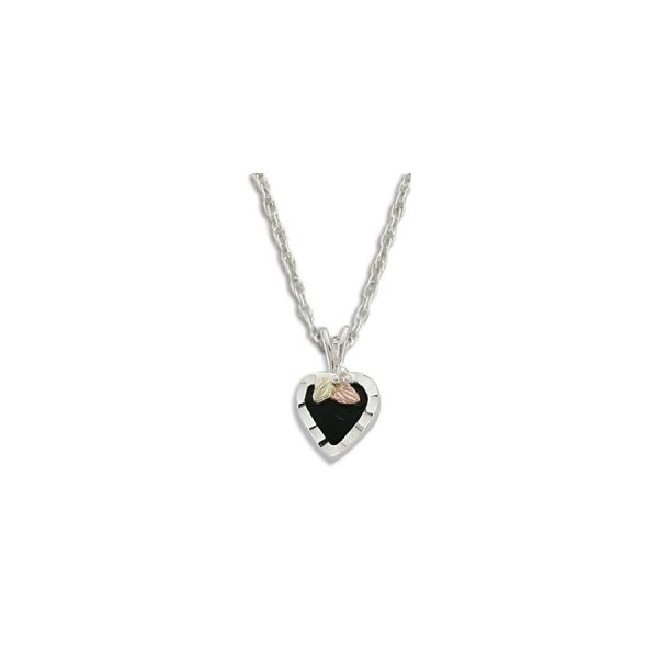 Black Onyx Heart Pendant
