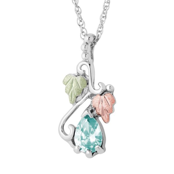 Freeform Birthstone Pendant - MRLPE3741-303 - March