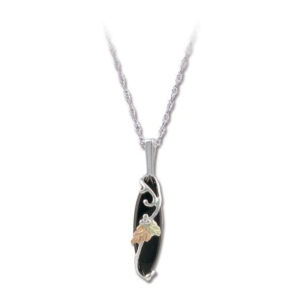 Marquise Black Onyx Pendant