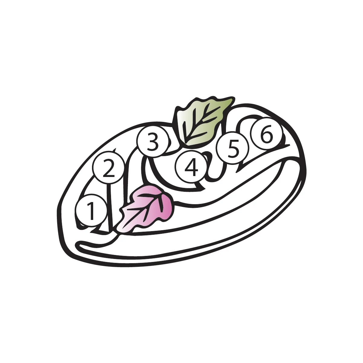 Black Hills Gold by TRJ Family Jewelry Swirling Vine Ring with 1-6, 2.5mm Genuine Birthstones - G C1652-GN - Image 3