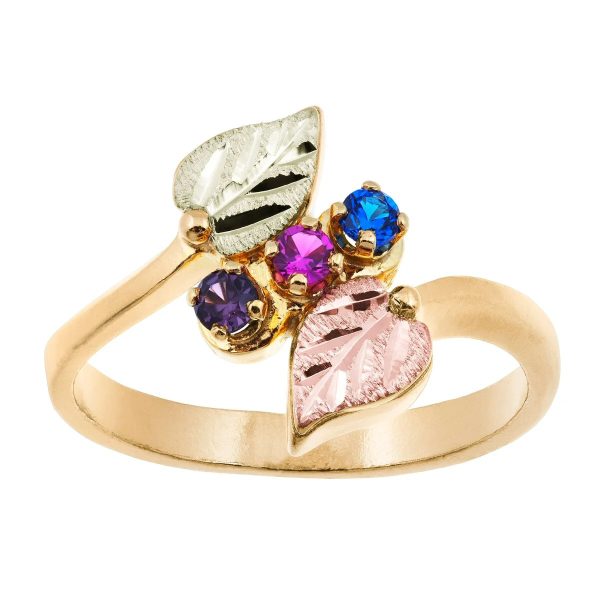 Landstrom's Black Hills Gold Leaves & Vine Ring