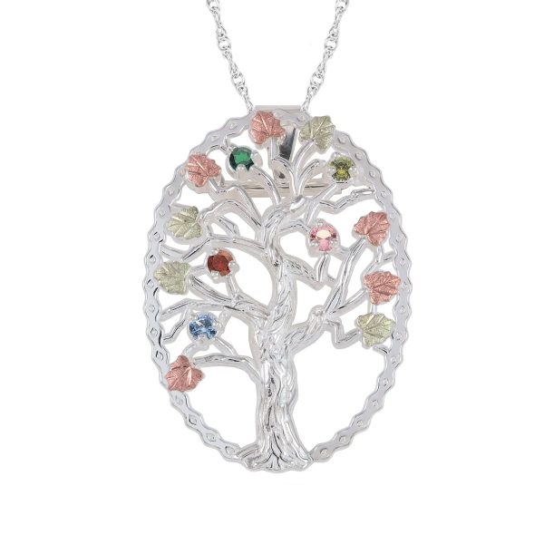 Generational Tree Pendant, TRJ · 1–14 birthstones