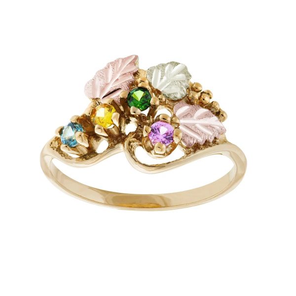Mt. Rushmore Black Hills Gold Swirling Vine Ring