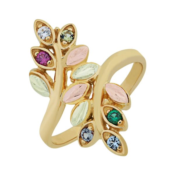 Mt. Rushmore Black Hills Gold Wrap Around Vine Ring