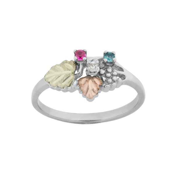 Mt. Rushmore Black Hills White Gold Family Ring