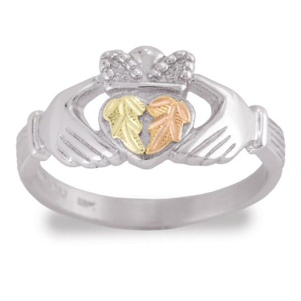 Claddagh Ring, Mt. Rushmore · Gold on Silver